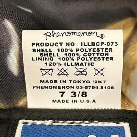 激レア MADE IN USA製 NEW ERA × PHENOMENON 2007年モデル レースタイガーカモ柄ベースボールキャップ ブラック 7-3/8 58.7cm