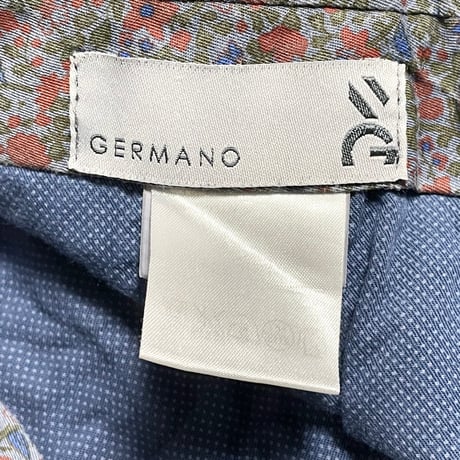 【nano universe 取り扱い】 MADE IN ITALY製 GERMANO コットンスラックス ネイビー 46サイズ