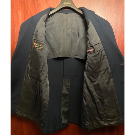激レア MADE IN USA製 70s ヴィンテージ milbern custom deluxe × American Craftsmen テーラードジャケット ネイビー