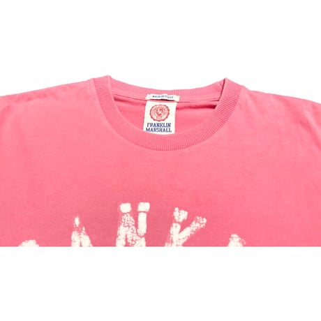 MADE IN ITALY製 FRANKLIN MARSHALL 半袖Tシャツ ピンク Sサイズ