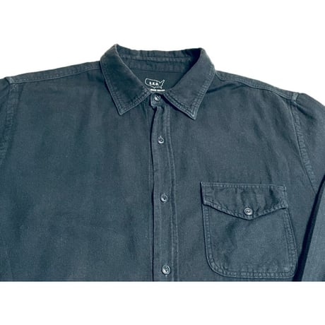 MADE IN USA製 SAVE KHAKI UNITED 長袖コットンシャツ ネイビー Mサイズ