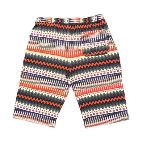Healthknit 総柄ニットハーフパンツ マルチカラー Lサイズ