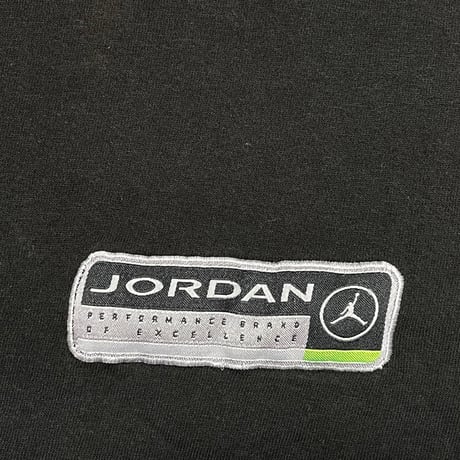 MADE IN USA製 JORDAN BASKETBALL BRAND 半袖VネックTシャツ ブラック Mサイズ