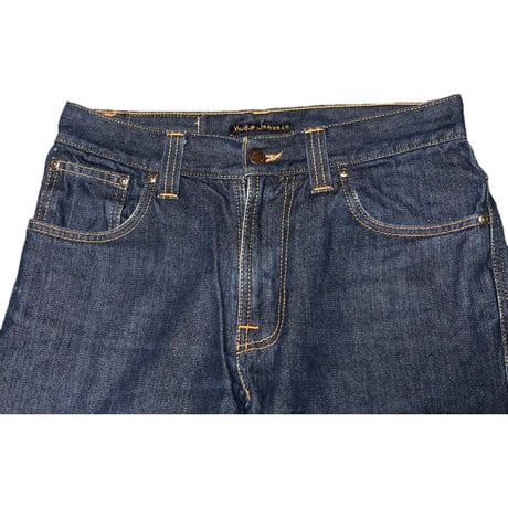 MADE IN ITALY製 Nudie Jeans オーガニックコットンデニムパンツ インディゴ W30/L32サイズ