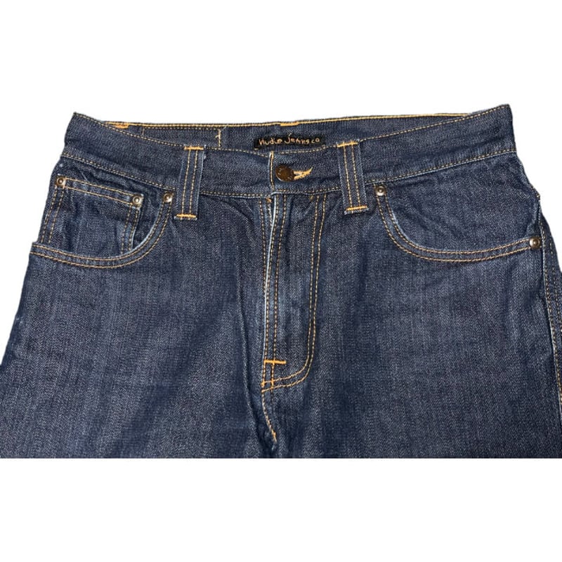 MADE IN ITALY製 Nudie Jeans オーガニックコットンデニムパンツ インデ