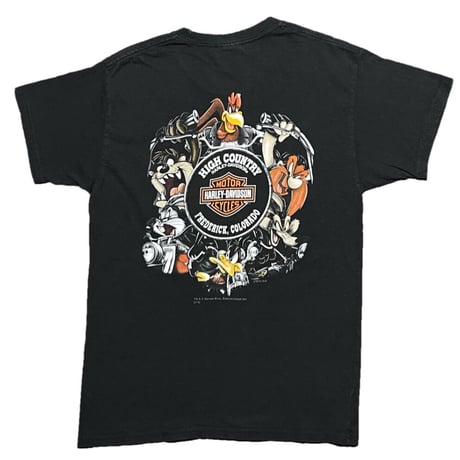 HARLEY-DAVIDSON × Warner Bros コラボレーション半袖Tシャツ ブラック Lサイズ