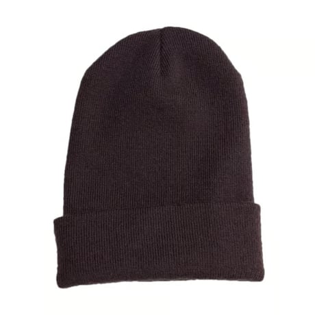 MADE IN USA製 Carhartt アクリルニット帽 ブラウン Fサイズ