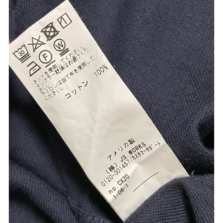MADE IN USA製 SAVE KHAKI UNITED 長袖コットンシャツ ネイビー Sサイズ
