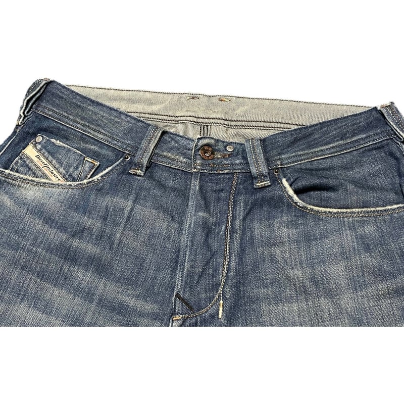MADE IN ITALY製 DIESEL デニムハーフパンツ インディゴ W30 MADE IN ITALY製 DIESEL デニムハーフパンツ インディゴ W30