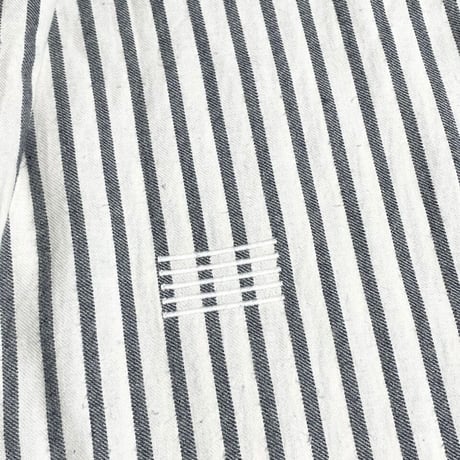 MADE IN JAPAN製 JOINTRUST ロング丈長袖シャツ ホワイト×グレー 2サイズ