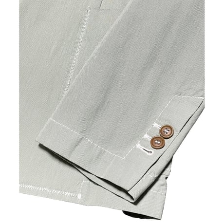 MADE IN ITALY製 BARNEYS NEWYORK コットンジャケット グリーン 50サイズ 本切羽仕様