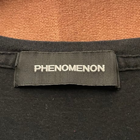 MADE IN JAPAN製 PHENOMENON 2010年AWモデル プリントTシャツ ブラック L/40サイズ