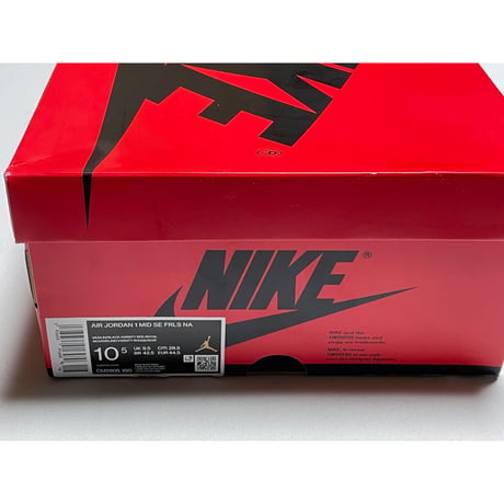 ☆黒タグ付き新古品☆ NIKE AIR JORDAN1 MID SE FEARLESS BLUE THE GREAT スニーカー マルチカラー 10.5/28.5cm