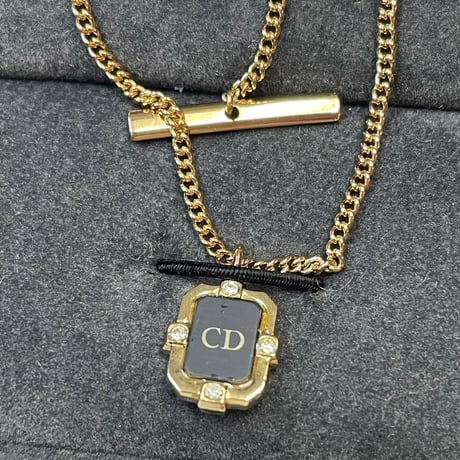 専用BOX付き Christian Dior ヴィンテージ ネクタイチェーン ゴールド