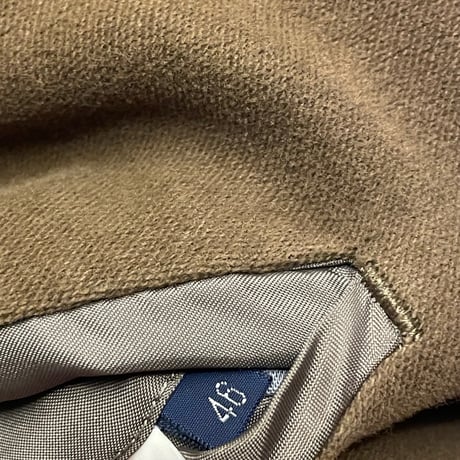 ▲訳あり商品▲ MADE IN JAPAN製 SHIPS EMMETEX生地 テーラードジャケット ブラウン 46サイズ
