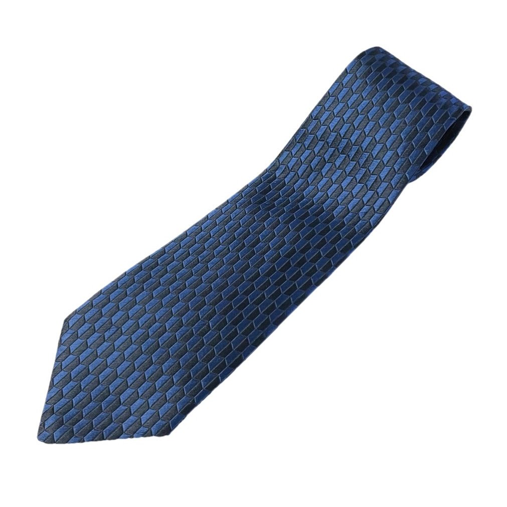 MADE IN FRANCE製 Charvet ジャガード織り総柄シルクネクタイ MADE IN FRANCE製 Charvet ジャガード織り総柄シルクネクタイ