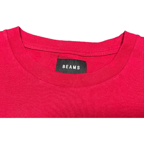 BEAMS T × Coca Cola コラボレーション長袖Tシャツ レッド Mサイズ
