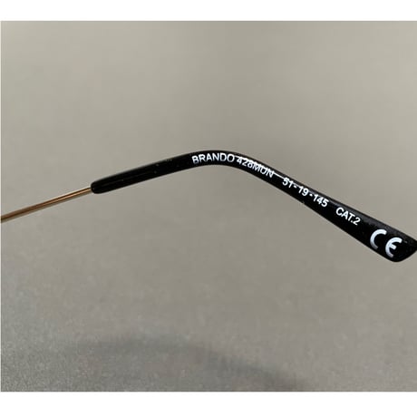 展示品渡し ★新品★ MADE IN ITALY製 SARAGHINA BRANDO 428-MUN サングラス シャイニーゴールド ブラウンレンズ