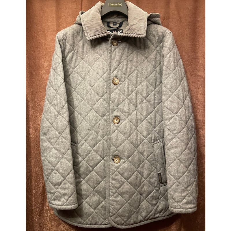 MADE IN ENGLAND製 LAVENHAM フード付きウールキルティング MADE IN ENGLAND製 LAVENHAM フード付きウールキルティング