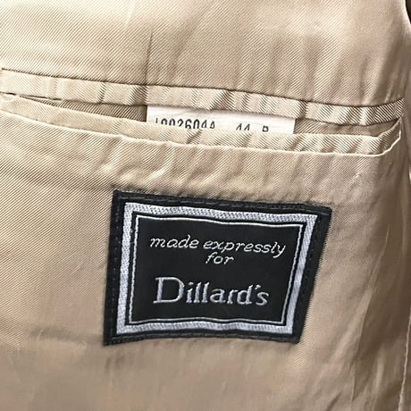 MADE IN CANADA製 RALPH LAUREN made expressly for Dillard's スウェードレザー調テーラードジャケット アイボリー 44Rサイズ