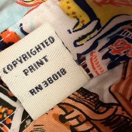 激レア MADE IN KOREA製 オフィシャル品 Reyn Spooner × MLB NEW YORK METS コットンアロハシャツ マルチカラー Sサイズ