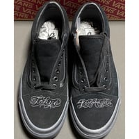☆タグ付き新古品☆ 箱付き NEIGHBORHOOD × MR.CARTOON × VANS OLD SKOOL 36 Dx トリプルネームスニーカー ブラック US9.5/27.5cm