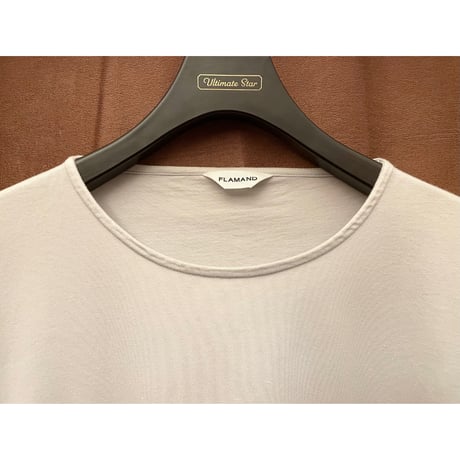 MADE IN BELGIUM製 FLAMAND オーバーサイズ バルーンTシャツ ライトグレー 5サイズ