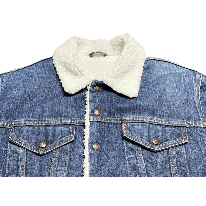 MADE IN USA製 LEVI'S デニムボアジャケット 70608-0216 MADE IN USA製 LEVI'S デニムボアジャケット 70608-0216
