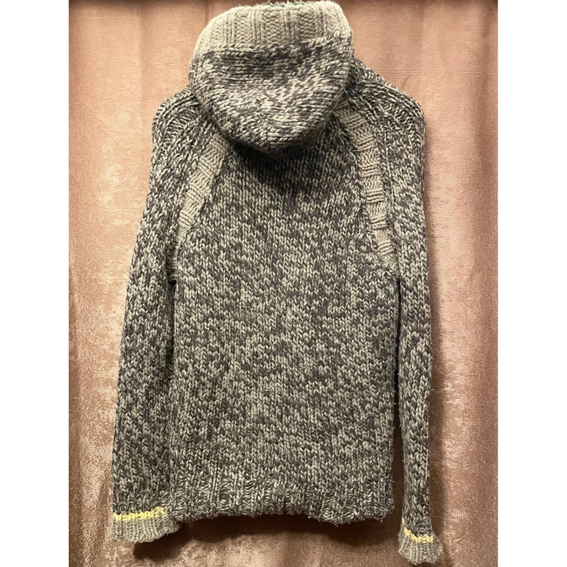 00s BEAMS ボーダー フルジップ パーカー ベロア ブラウン L B:MING by BEAMS（ビーミング by ビームス）【タイムセール