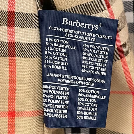 MADE IN ENGLAND製 OLD BURBERRY ライナーステンカラーコート ベージュ