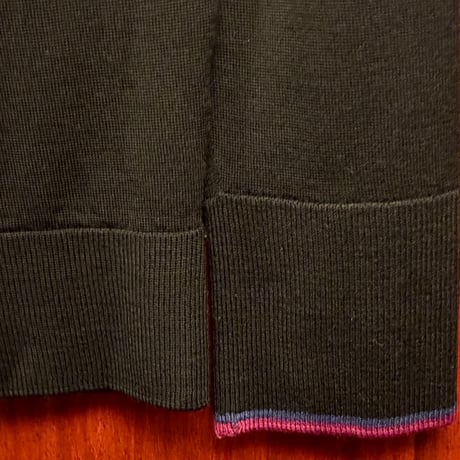 ▲訳あり商品▲ MADE IN ENGLAND製 JOHN SMEDLEY ONE Extra Fine Merino Wool クルーネックセーター ブラック Sサイズ