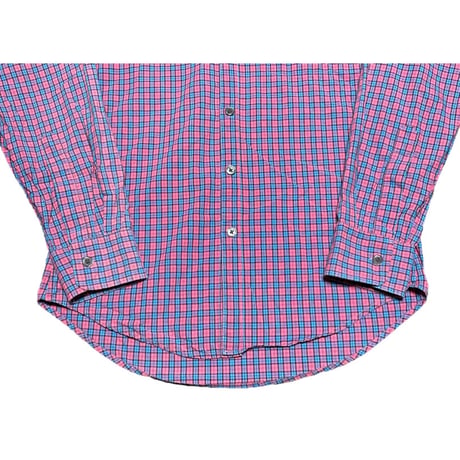 ▲訳あり商品▲ MADE IN USA製 steven alan 長袖チェックシャツ ピンク×ブルー XSサイズ