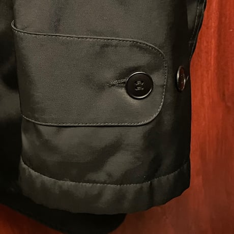 MADE IN FRANCE製 agnes b. ナイロンPコート ブラック 1サイズ