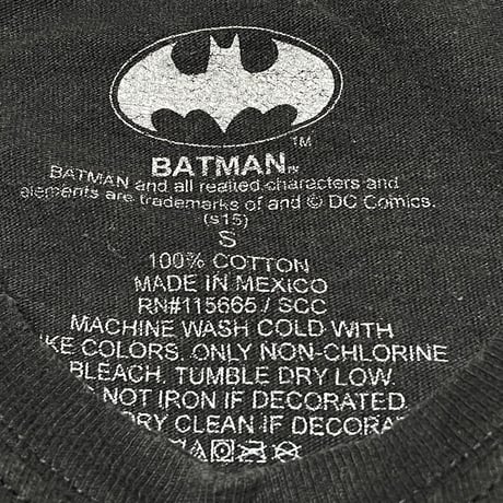 MADE IN MEXICO製 BATMAN 半袖プリントTシャツ ブラック Sサイズ