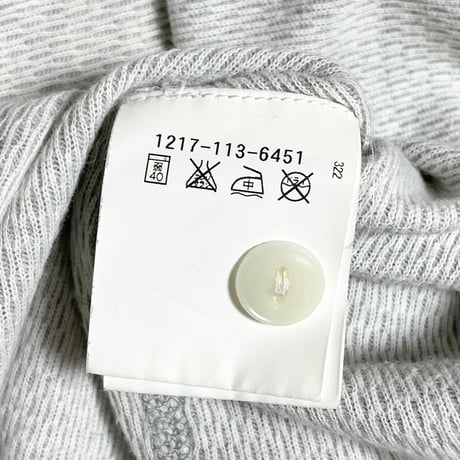 BEAUTY & YOUTH UNITED ARROWS ヘンリーネック半袖Tシャツ グレー Lサイズ