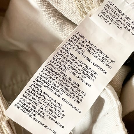 MADE IN ITALY製 MARNI DENIM EDITION カラーデニムハーフパンツ ベージュ W31サイズ