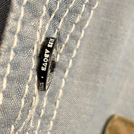 MADE IN JAPAN製 WTAPS 長袖ダンガリーシャツ ライトインディゴ Mサイズ