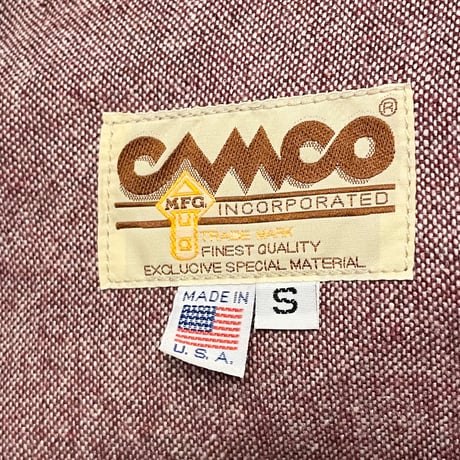 MADE IN USA製 CAMCO デニムコート インディゴ Sサイズ