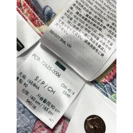 Levi's オウム柄アロハシャツ ホワイト Sサイズ
