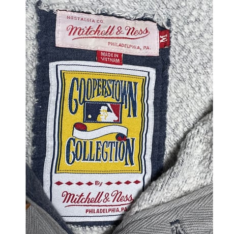 mitchell & ness COOPERSTOWN COLLECTION NY YANKEES プルオーバーパーカー ネイビー Mサイズ