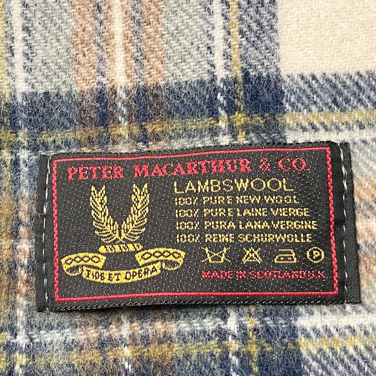 MADE IN SCOTLAND製 PETER MACARTHUR & CO. タータン