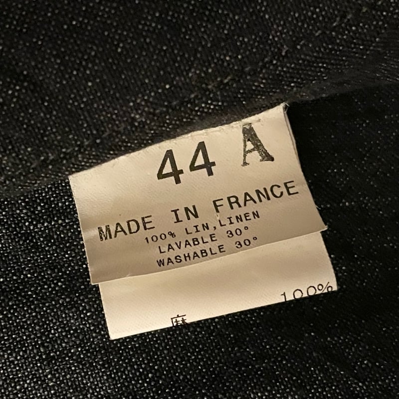 MADE IN FRANCE製 agnès b. リネンテーラードジャケット MADE IN FRANCE製 agnès b. リネンテーラードジャケット