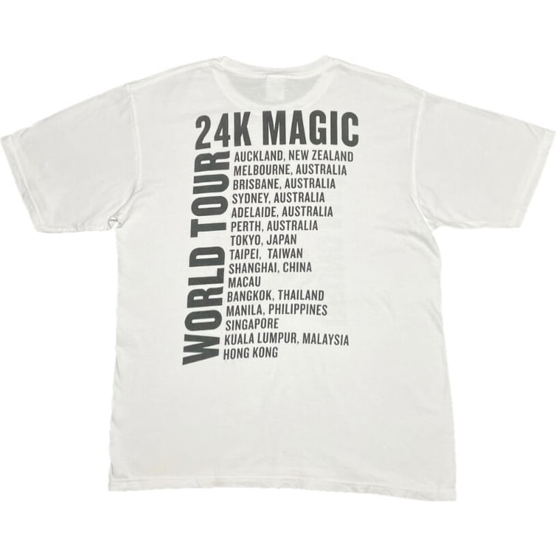 【激レア】ブルーノマーズ ツアー Tシャツ 2018 ワールドツアー 黒 2025年最新】bruno mars tシャツ 24k magicの人気アイテム