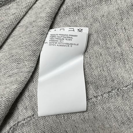 MADE IN ITALY製 DSQUARED2 ロゴトレーナー 杢グレー Mサイズ