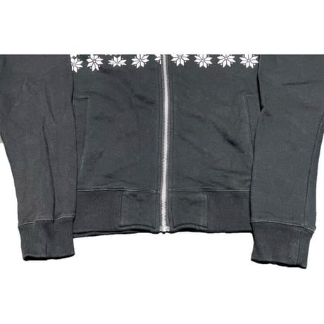 Stussy フードボア仕様フルジップパーカー ブラック Mサイズ