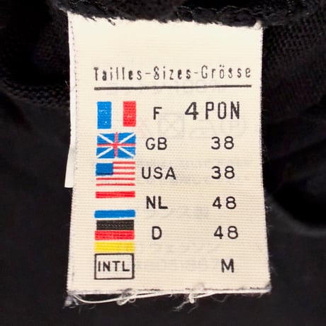 MADE IN FRANCE製 SAINT JAMES バスクシャツ ブラック T4/Mサイズ