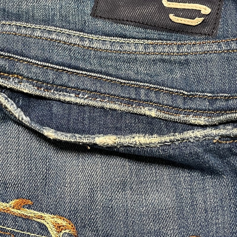 MADE IN ITALY製 DIESEL デニムハーフパンツ インディゴ W30 MADE IN ITALY製 DIESEL デニムハーフパンツ インディゴ W30