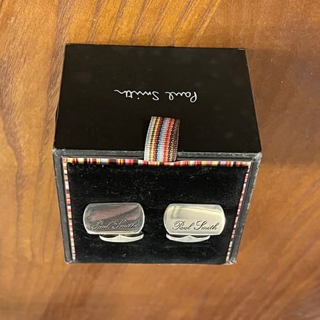 専用BOX、シルバークロス付き Paul Smith シルバー素材 カフリンクス