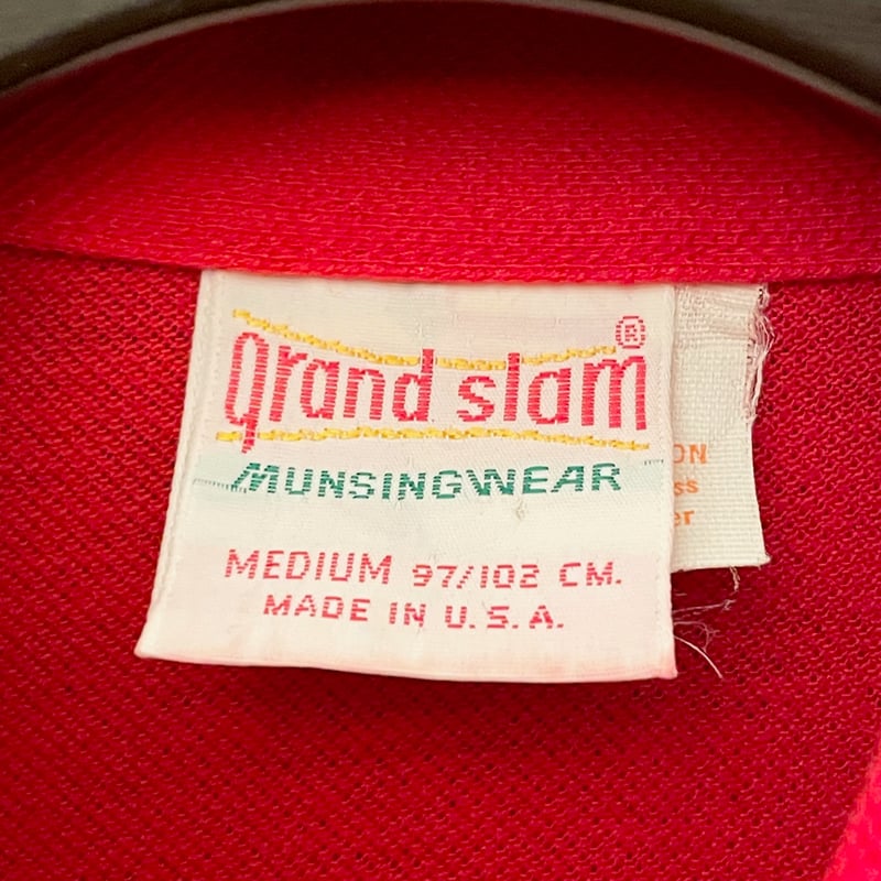 MADE IN USA製 60s～70s MUNSINGWEAR grand slam ポケッ
