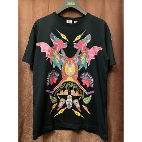MADE IN JAPAN製 PHENOMENON 2008年モデル プリントTシャツ ブラック XLサイズ